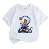 Kids Boys Girls 100% Cotton Crew Neck Short Sleeve T-Shirt, Funny Cartoon Rabbit Fox Snake Print Casual Comfortable Tee Tops for Children Daily Wear