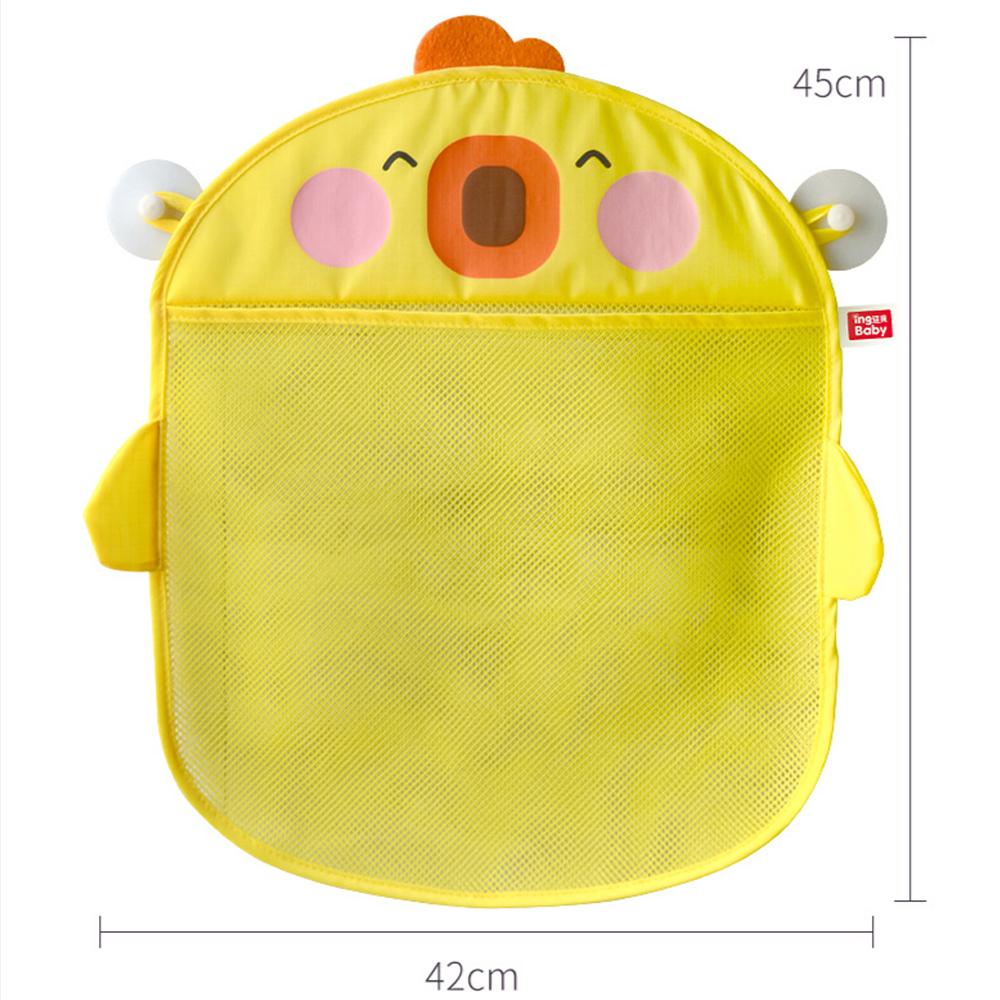 Baby Bath Toys Cute Duck Mesh Net Toy Storage Bag Strong With Suction Cups Bath Game Bag Bathroom Organizer Water Toys for Kid