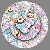 50 Cute Japanese-Style Animal Stickers: Rabbits, Cats, Waterproof for Bottles