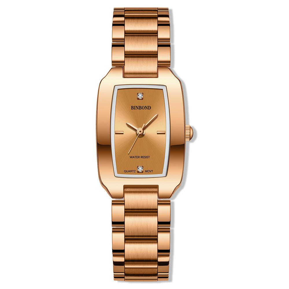 BINBOND Women's Fashion Waterproof Quartz Stainless Steel Watch