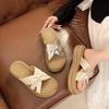 2025 New Muffin and Thick-soled Slippers Women's Wear, Soft-soled Cool Slippers, Casual Beach One-word Slippers
