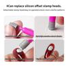 Non-Alcoholic Nail Template Easy  DIY Manicure Carving Mold Nail Art Stamp Pen  Manicure Tool
