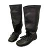 Leder Vintage Western Stapelstiefel Damen Europäische Station 2025 Ballerina-Riemen Plissierte Mittelstiefel Sleepy Boots