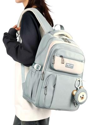 HeiDiga Waterproof Large Cute Korean Popular Korean School Backpack with Back Perfect for High and Work Women's Backpack, Capacity, Style, 2-Way,