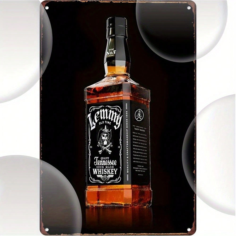 

Винтажная жестяная вывеска Lemmy Tennessee Whiskey 8x12 дюймов Ретро Металлическое настенное украшение Бар Мужская берлога разноцветный