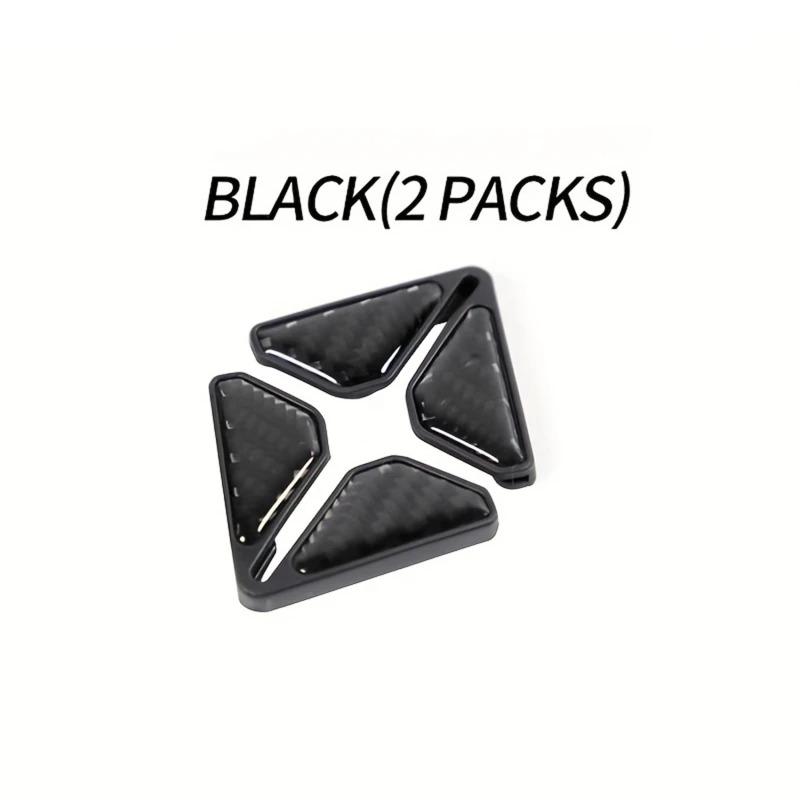 

Universal Car Door Anti-collision Stickers Carbon Fiber Door Corner Anti-scratch Protection Paint Surface Guard Thicken Sticker 2pcs чёрный