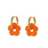 Jewelry Flower Hoop Earrings Colorful Ear Buckle Creative Ear Cuffs  Girl