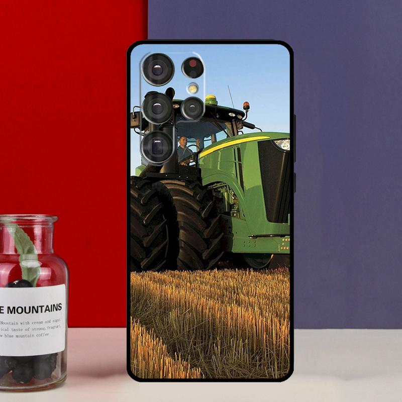 Farm Vehicle Tractor Funda Case For Samsung Galaxy S25 Ultra S9 S10 S20 FE S21 S22 S23 Plus S24 Ultra Phone Cover