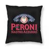 Peroni Nastro Azzurro Italy Square Pillowcase Polyester Linen Velvet Pattern Zip Decor Home x