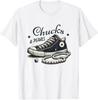 Chucks And Pearls I'M With Her Kamala 2024 Retro Vintage T-Shirt, Size S-5XL