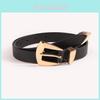 Geometric Pu Leather Belt For Women With Alloy Buckle Fashion Waist Accessory For Spring