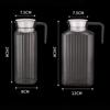 Water Juice Jug Pitcher Plastic Transparent Bottle For Storing Fresh Juices And Drinks For Kitchen Fridge Drink Storage Pot