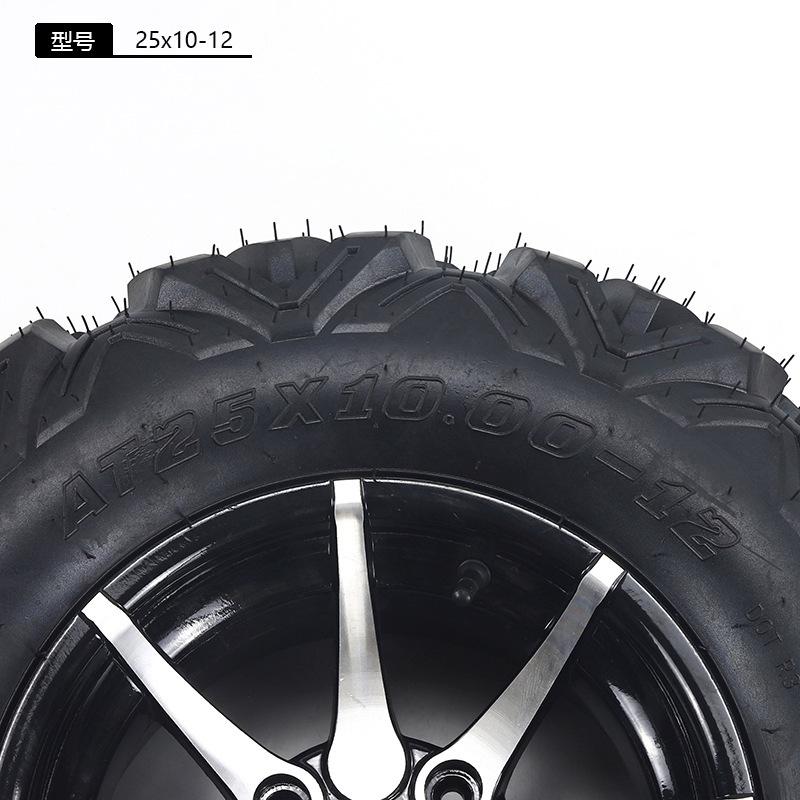 ATV Off-Road Go-Kart with 12-inch Aluminum Wheels and Vacuum Tires