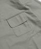 ESPIONAGE Cotton Oxford Henley Shirt Gray