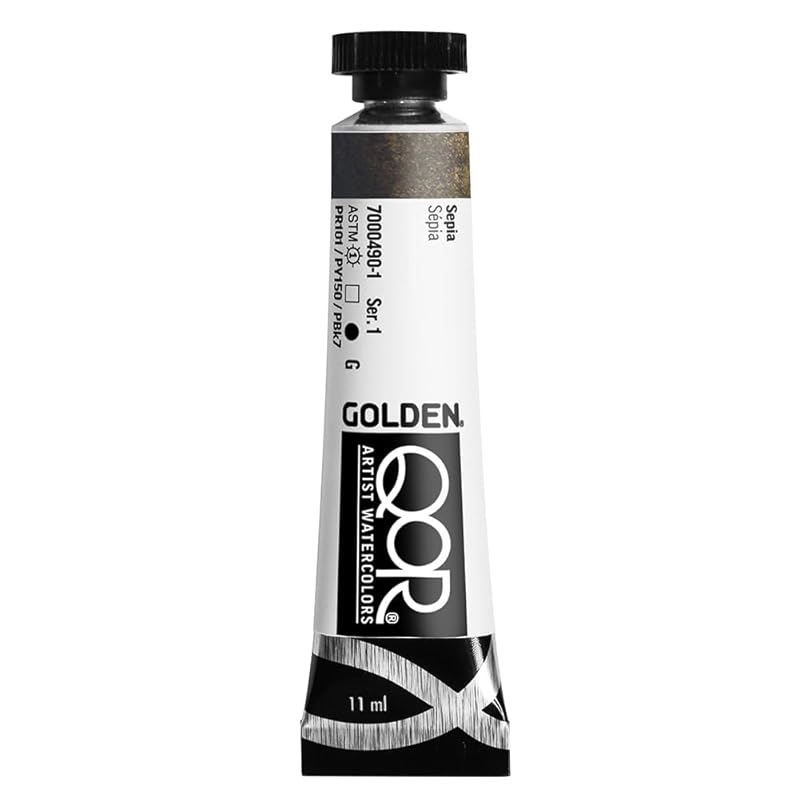 

Golden QOR watercolor 11ml 490 sepia 13301490