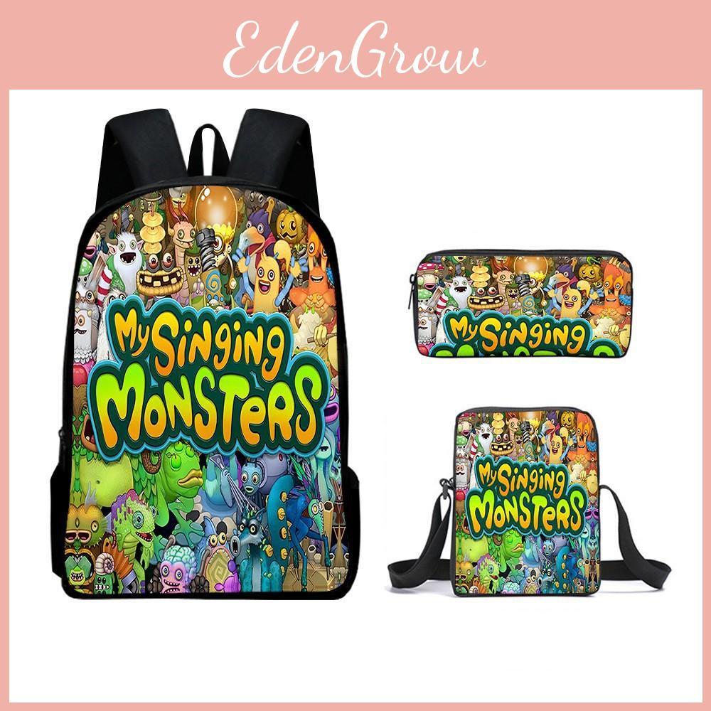 Singing My Monsters Childrens School Bag Three Piece Suit Suitable Gift For