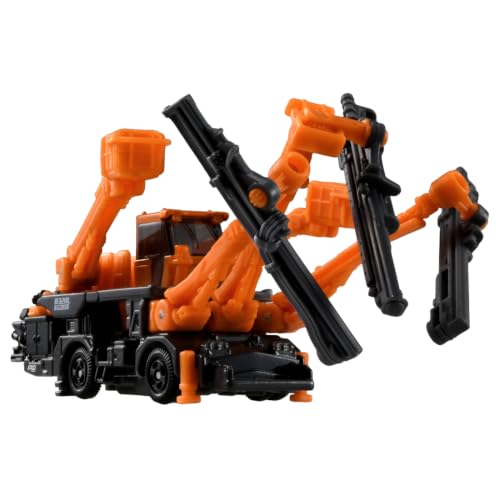 TAKARA TOMY Tomica Long Type Tomica No.136 Koga Rock Drill Boltinger (B32RL) Mini Car Toy Ages 3+