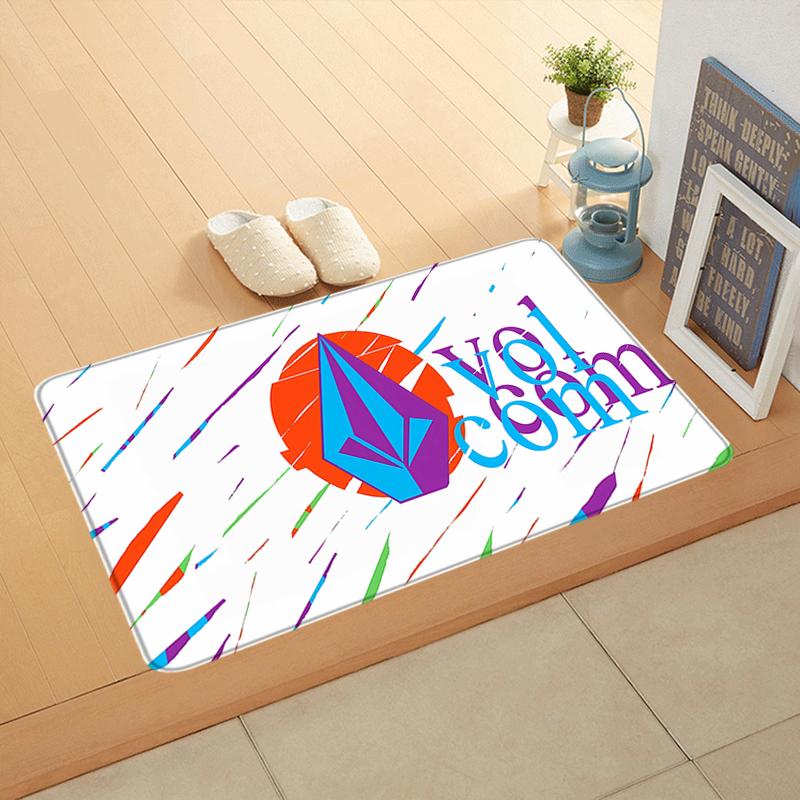 Floor Mat Non-slip Foot Rug for Entryway V-Volcom Hallway Carpet Kitchen Water Adsorbed Rugs Fluffy Bedside Mats Home Decoration