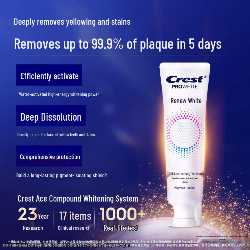 

Crest Radiant White Heat-Activated Whitening Toothpaste