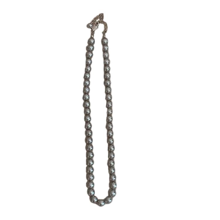 

Елегантне Сріблясто-Сіре Перлове Намисто Унікальне Сріблясто-Сіре Перлове Намисто Прикраса Шиї, Що Підкреслить Ваш Елегантний Образ 8mm