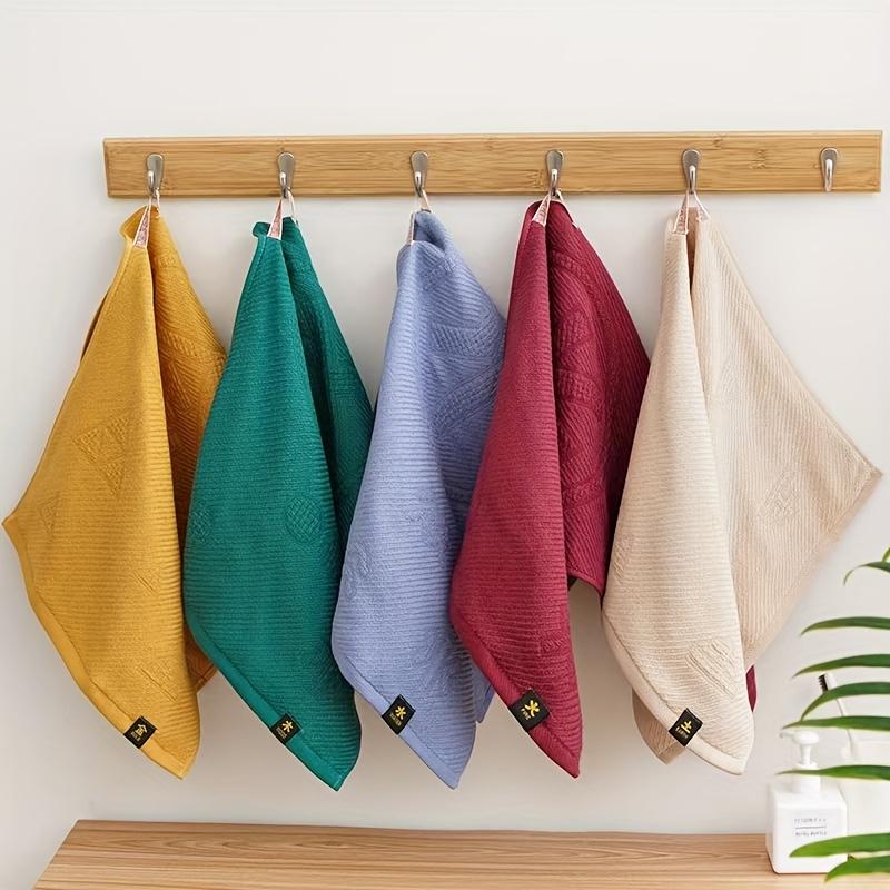5pcs of Golden Wood Water Fire Soil, Chinese Five Elements, 100% pure Cotton quick drying, soft Chinese element towel set Suitable for washing face,