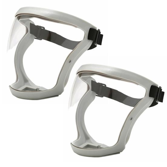 1/2 Pcs Protective Goggles Anti-Dust Fog-Free Full Face Protection Transparent Clear Visibility Dust Cover Grinding Welding Lumbering Face Shield