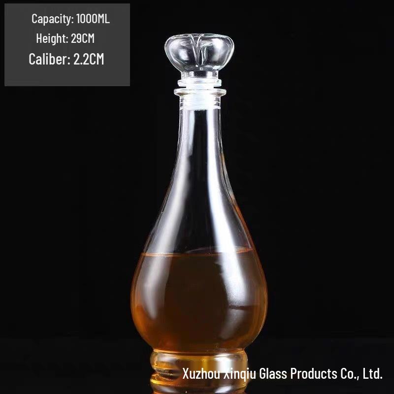Creative Crystal Diamond Wine Decanter: 50ml-1000ml Transparent Red Wine Bottle