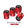 4PCS Car Tire Stem Valve Cap Airdust Waterproof Wheel Tire Valve Rim Stem Cover For Honda Mugen Vezel Accord Fit City Legend CRV Valve Stems 1