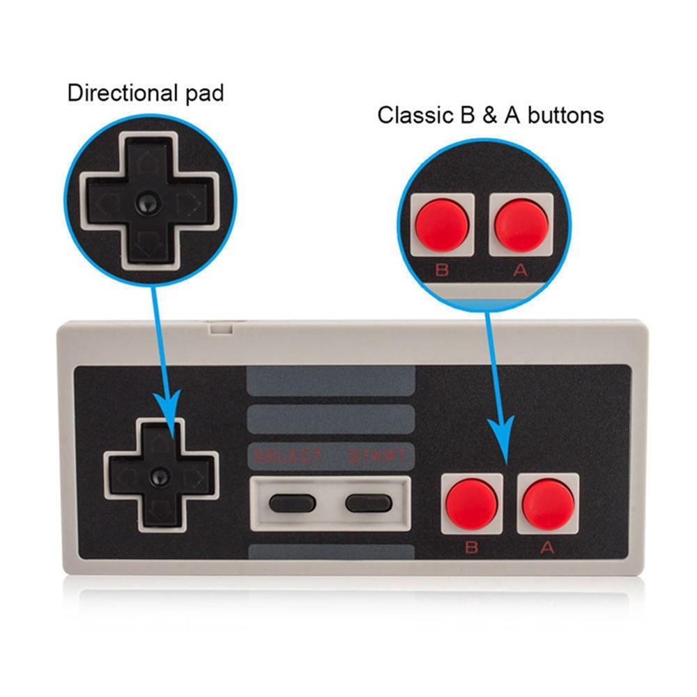 Für Nintendo USB NES Mini Bluetooth Kabelloser Gamepad Klassischer Joypad Controller