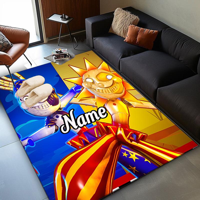 Custom Name Daycare Star Adventure Rug Game Carpet, Floor Mat for Bedroom Living Room Entryway Rug, Home Decor Idea Gift for Christmas birthday