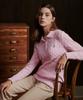 USPOLOASSN Classic Cable Collar Knit _Light Pink