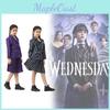 Wednesday Addams Familie Cosplay Kostüm Mit Polyesterstoff Für Halloween Und Rollenspiel