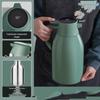 Shangqi 1.0L Morandi Green Thermos with Temperature Display
