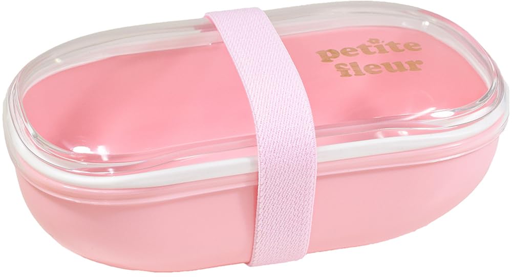 

Petit Fleur Oval 1 Tier Lunch Pink 03031