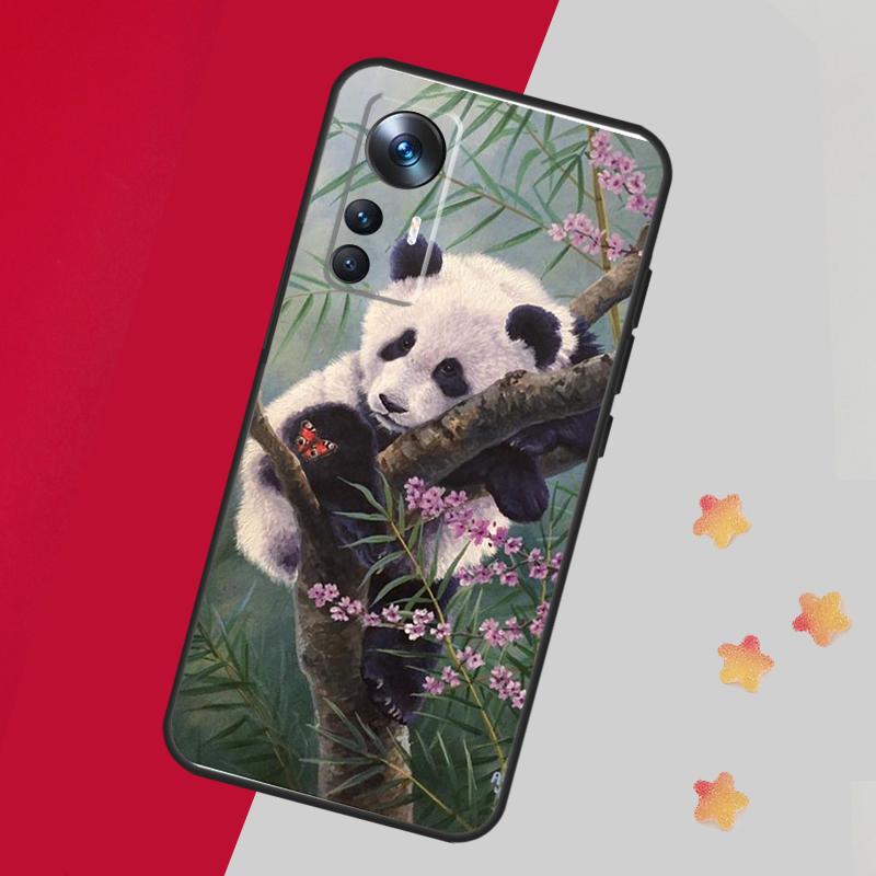 Panda Animal Cute Bear Case For Xiaomi 14 13 11T 12T 13T Pro 12 Lite 12X POCO X3 X5 Pro X4 F4 M5 M5s F3 F5 Cover