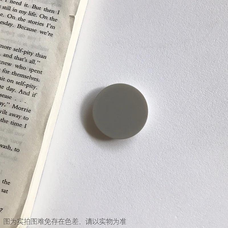 Stojan s držákem na prst pro IPhone 15 Samsung Podpora Telefon Mobilní telefony Grip Tok Skládací Jednobarevný Kapesní Zásuvka Držák