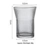 Tengyu Rain Mist 280ml Glass Coffee Cup