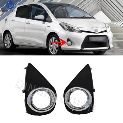 Auto Nebelscheinwerferabdeckung Untere Stoßstange Nebelscheinwerferloch Gitter Blende Passend Für Toyota YARIS 2014 2015 2016 2017