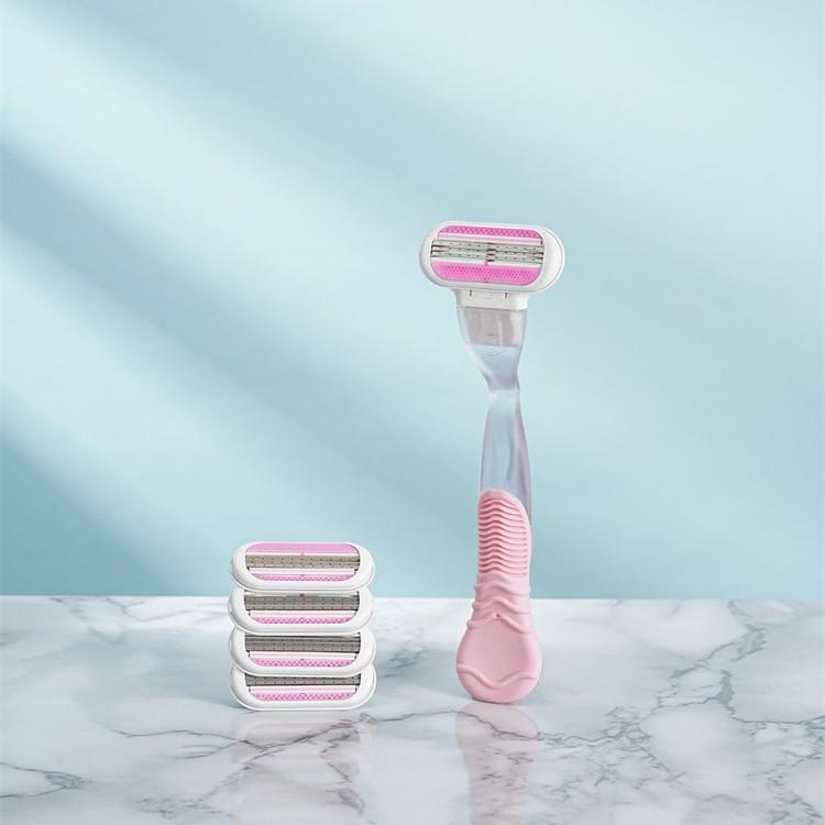 Women's Three-Layer Razor Handle for Shaving Armpit and Leg Hair
