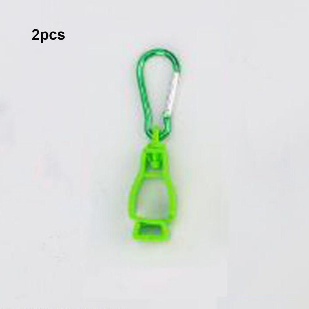 2pcs Safety Outdoor Gloves Clip Plastic Protective Gloves Clip Mountaineering Buckle Hat Clip