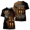 Summer Men's T-Shirt God Religion Christ Jesus Cross 3D Print Hip Hop Loose Short Sleeve Streetwear Vintage Oversized T Shirt