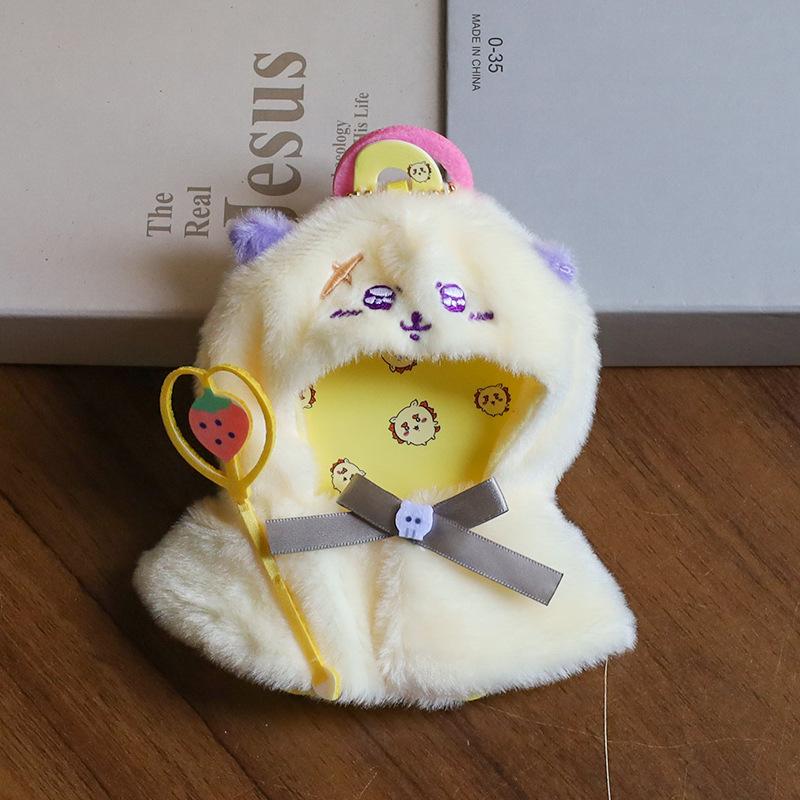 15Cm  Cute Plush Doll'S Clothes Cape Skirt Suit Sitting Party  Kuromi Clothes Monsters Vinyl Labubu Clothes