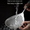 1pc 304 Stainless Steel Large Colander Skimmer, Kitchen Strainer For Frying & Hot Pot, Draining Accessory For Cooking & Baking, Durable