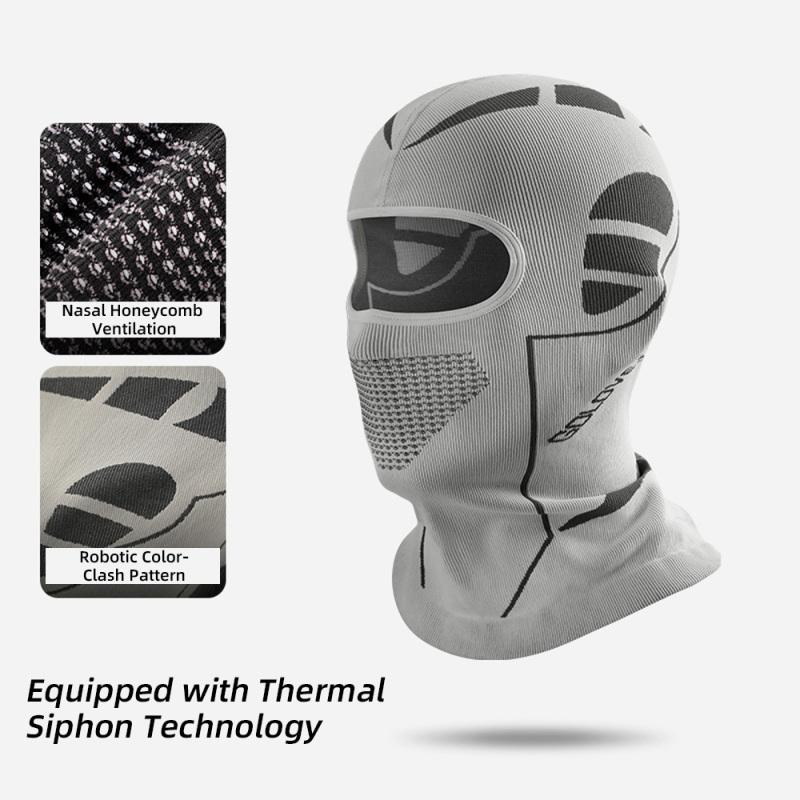 Winter Cycling Mask for Men Women Winter Warm Face Mask Motorcycle Riding Mask Knitted Thermal Insulated with Elasticity
