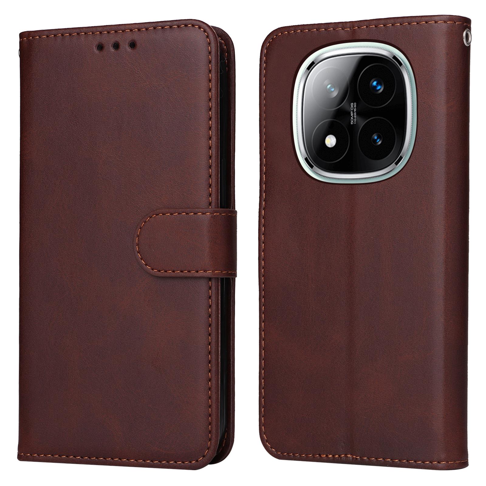 

Для Xiaomi Redmi Note 14 Pro+ 5G/Note 14 Pro 5G/Poco X7 5G Чехол-кошелек из ПУ кожи, откидная книжка, чехол для телефона A