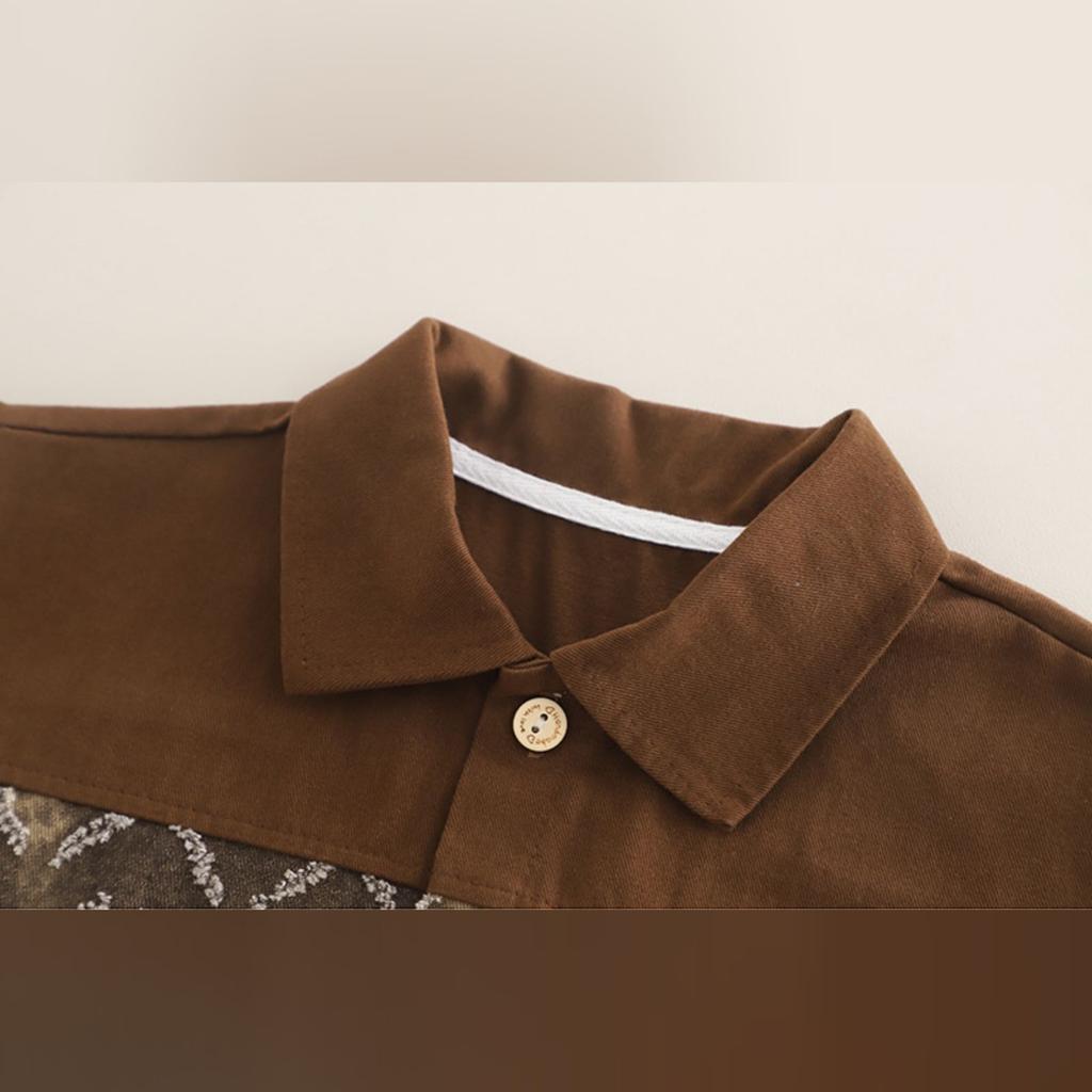 Kids Casual Long-Sleeve Set, Comfortable Daily Wear Outfits