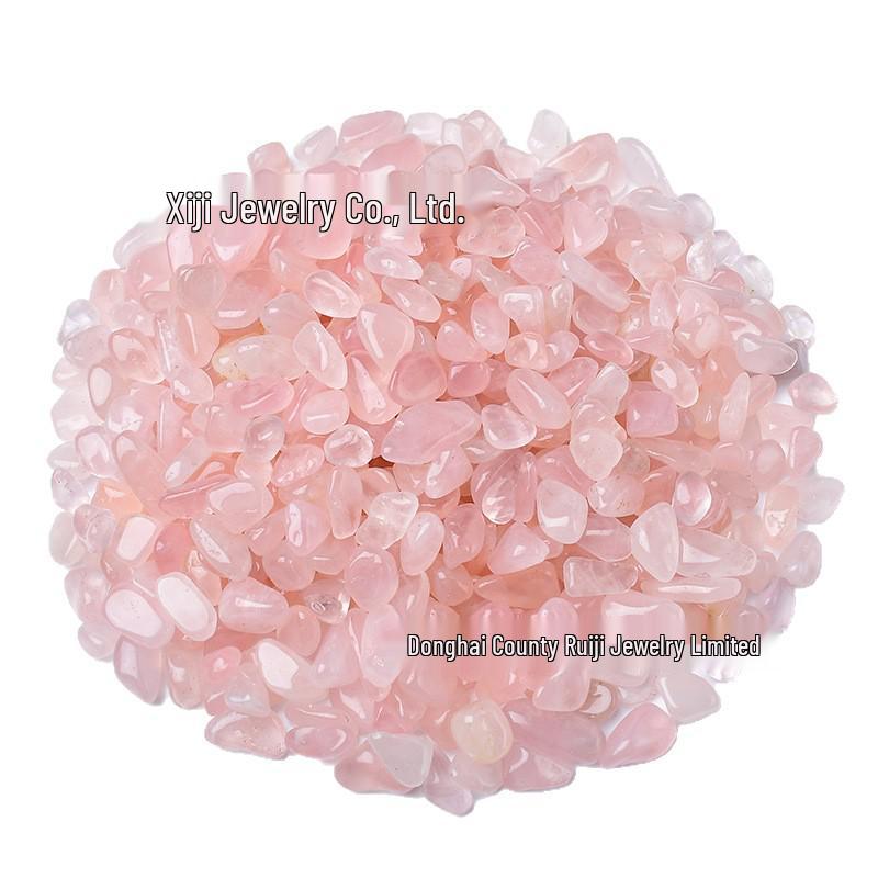 Натуральная крошка розового кварца: Кварц Гибискус Мадагаскарский Магнитный Камень для Мандала Украшений 3-5mm, 100g