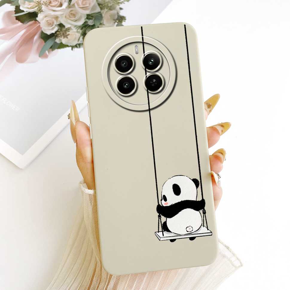 Für Realme 12 Pro 5G Hülle Bunte Blumen Rückseite Weiche Silikon Handyhülle Für Realme 12 Realme12 Pro RMX3842 Taschen Coque Capa