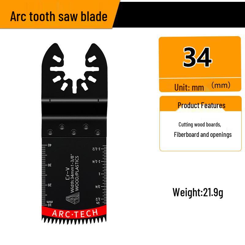 Universal Multifunctional Oscillating Saw Blade for Woodworking and Grinding