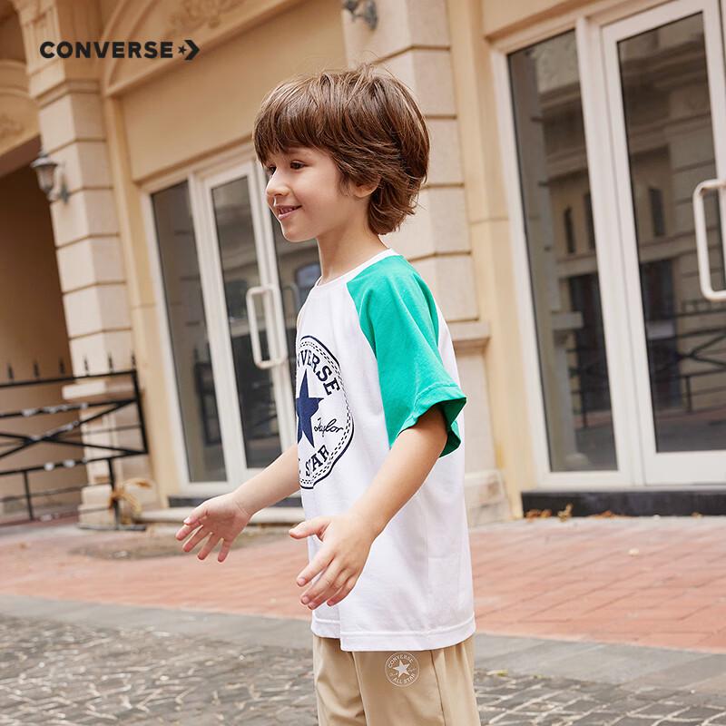 Converse Kids' Cooling Raglan Short Sleeve T-Shirt